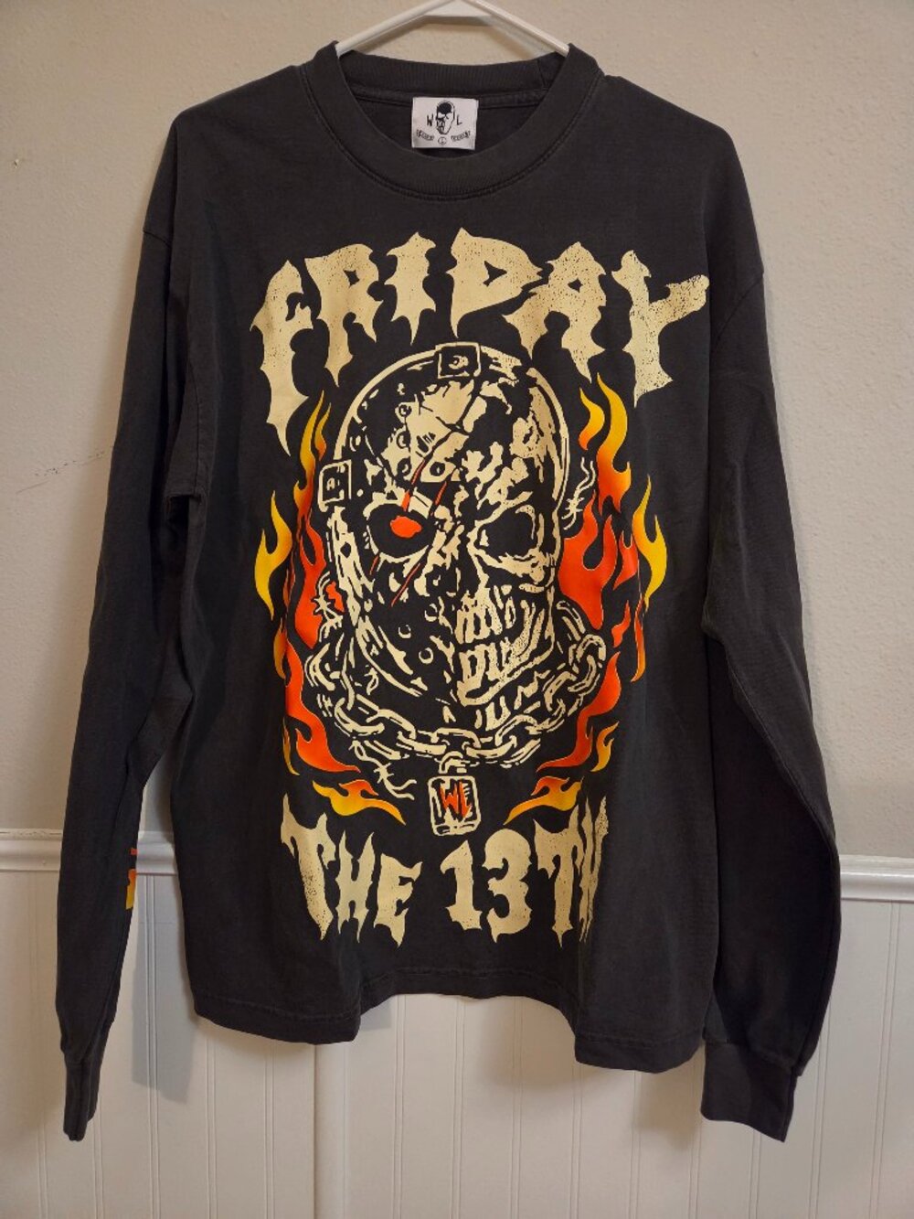 Warren Lotas Friday the 13th Jason Long Sleeve Tee L